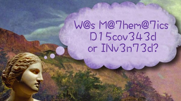 was maths discovered or invented