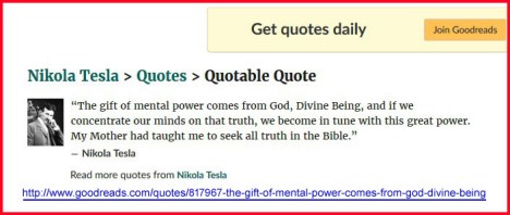 Tesla's quotes